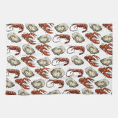 Serviette de cuisine de fruits de mer (Horizontal)
