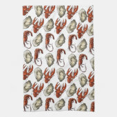 Serviette de cuisine de fruits de mer (Vertical)