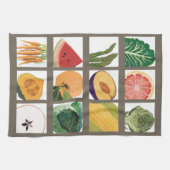 Serviette de cuisine de fruits et légumes de (Horizontal)