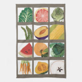 Serviette de cuisine de fruits et légumes de (Vertical)