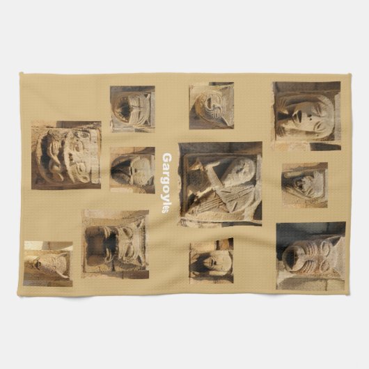 Serviette de cuisine de gargouilles (Horizontal)