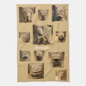 Serviette de cuisine de gargouilles (Vertical)