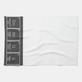 Serviette de cuisine de génie de Tableau (Horizontal)