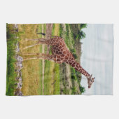 Serviette de cuisine de girafe (Horizontal)
