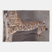 Serviette de cuisine de girafe de bébé (Horizontal)