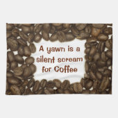 Serviette de cuisine de grain de café (Horizontal)