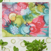 Serviette de cuisine de griffonnage de bruissement (Plié)