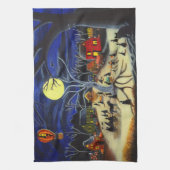 Serviette de cuisine de Halloween "Hauntoberfest " (Vertical)