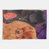 Serviette de cuisine de heARTdog de CASEY et de (Horizontal)
