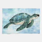 Serviette de cuisine de Honu (Horizontal)