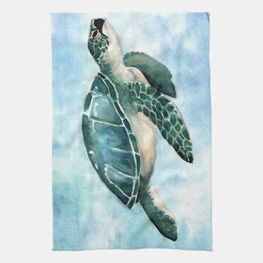 Serviette de cuisine de Honu (Vertical)