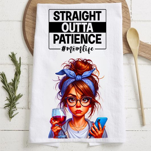 Serviette de cuisine de jour des mères, Serviette 