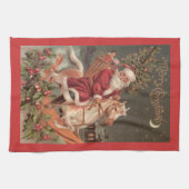 Serviette de cuisine de Joyeux Noël (Horizontal)