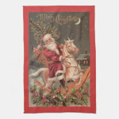 Serviette de cuisine de Joyeux Noël (Vertical)