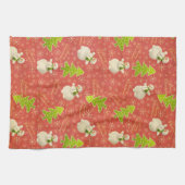 Serviette de cuisine de Joyeux Noël (Horizontal)