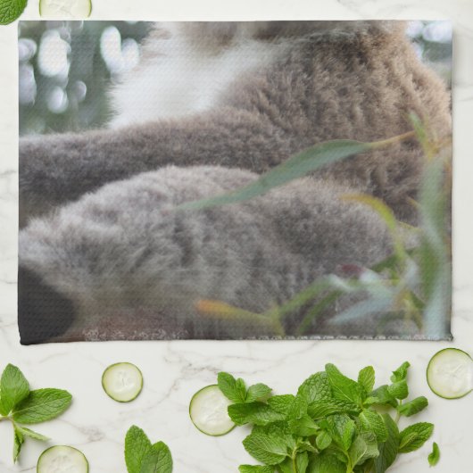 Serviette de cuisine de koala (Plié)
