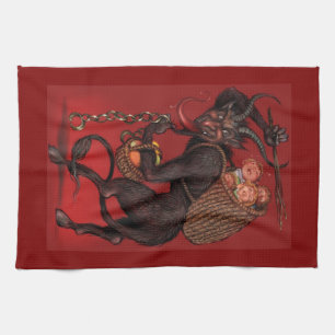 Serviette de cuisine de Krampus
