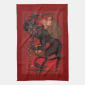 Serviette de cuisine de Krampus (Vertical)