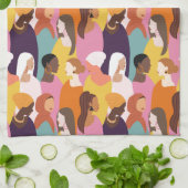 Serviette de cuisine de la fête des mères (Plié)