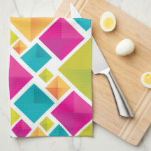 Serviette de cuisine de la géométrie