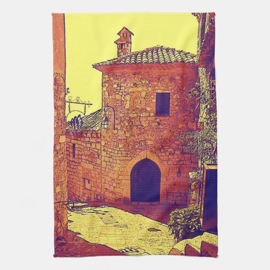 Serviette de cuisine de la Provence (Vertical)