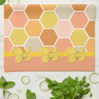 Serviette de cuisine de l'abeille au miel