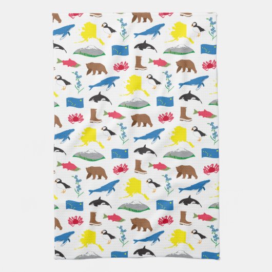 serviette de cuisine de l'Alaska (Vertical)