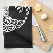 serviette de cuisine de l'arbre celtique (Quart Plié)