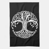serviette de cuisine de l'arbre celtique (Vertical)