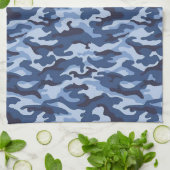 Serviette de cuisine de l'armée bleue (Plié)