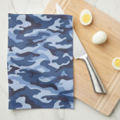 Serviette de cuisine de l'armée bleue (Quart Plié)