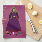 Serviette de cuisine de Lenten de Kyra Sarakosti (Quart Plié)