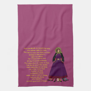 Serviette de cuisine de Lenten de Kyra Sarakosti