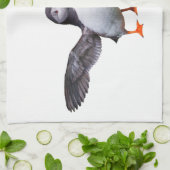 Serviette de cuisine de macareux (Plié)