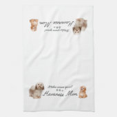 Serviette de cuisine de maman de Havanese (Vertical)