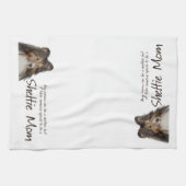 Serviette de cuisine de maman de Sheltie (Horizontal)