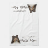 Serviette de cuisine de maman de Sheltie (Vertical)