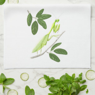 Serviette de cuisine de mante de prière