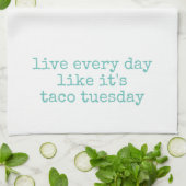 Serviette de cuisine de mardi de taco (Plié)
