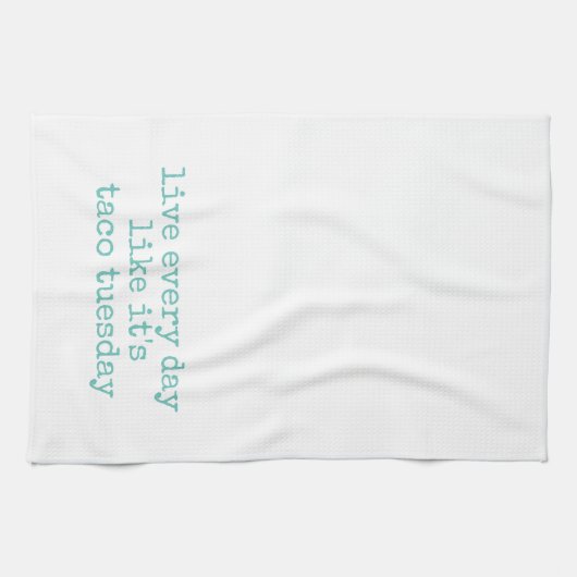 Serviette de cuisine de mardi de taco (Horizontal)