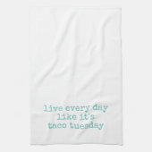 Serviette de cuisine de mardi de taco (Vertical)