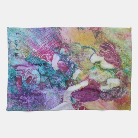 Serviette de cuisine de "meilleurs amis" (Horizontal)