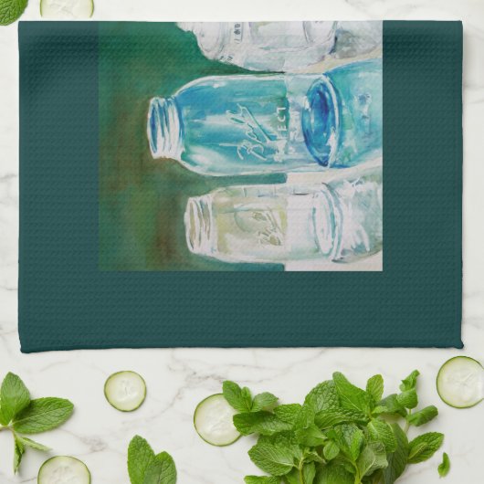 Serviette de cuisine de mise en boîte de pot (Plié)