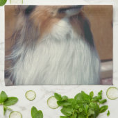 Serviette de cuisine de MoJo d'Américain de chien (Plié)