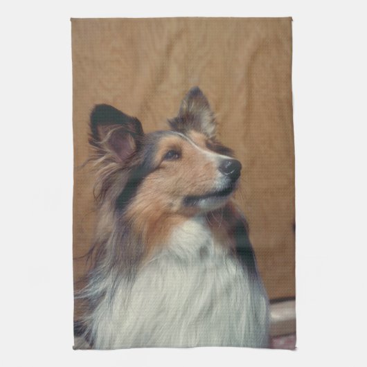 Serviette de cuisine de MoJo d'Américain de chien (Vertical)