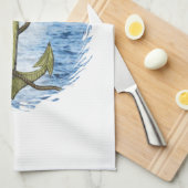 Serviette de cuisine de MoJo d'Américain de voyage (Quart Plié)