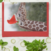 Serviette de cuisine de moments de gui (Plié)