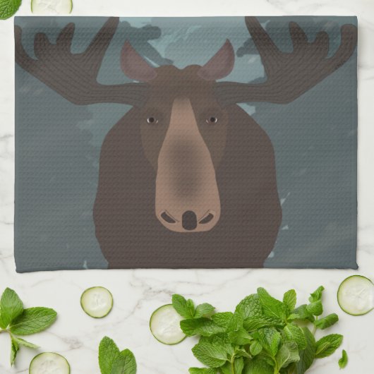 Serviette de cuisine de Moose (Plié)