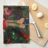 Serviette de cuisine de Noël (Quart Plié)