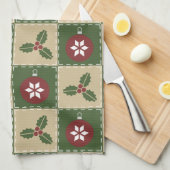 Serviette de cuisine de Noël (Quart Plié)